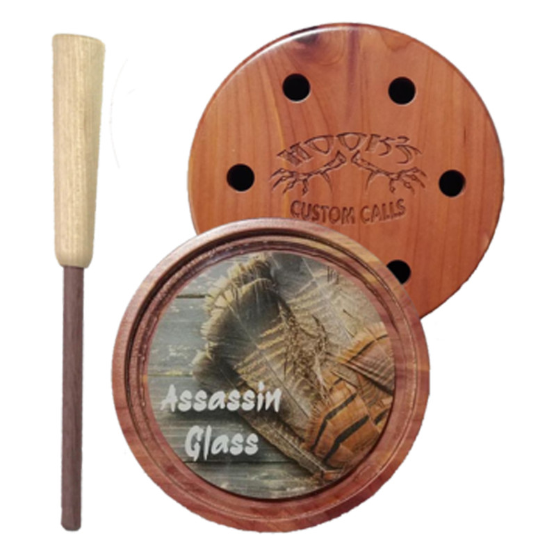 Hook's Cedar Potted Glass Friction Call